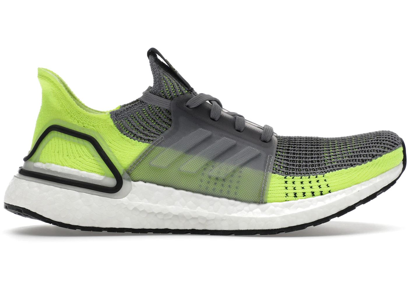 adidas Ultra Boost 19 Grey Yellow Men's - EF1343 - US adidas Ultra Boost 19 Grey Yellow Men's - EF1343 - US