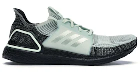 adidas Ultra Boost 19 Core Black Grey Six Shock Cyan Men s