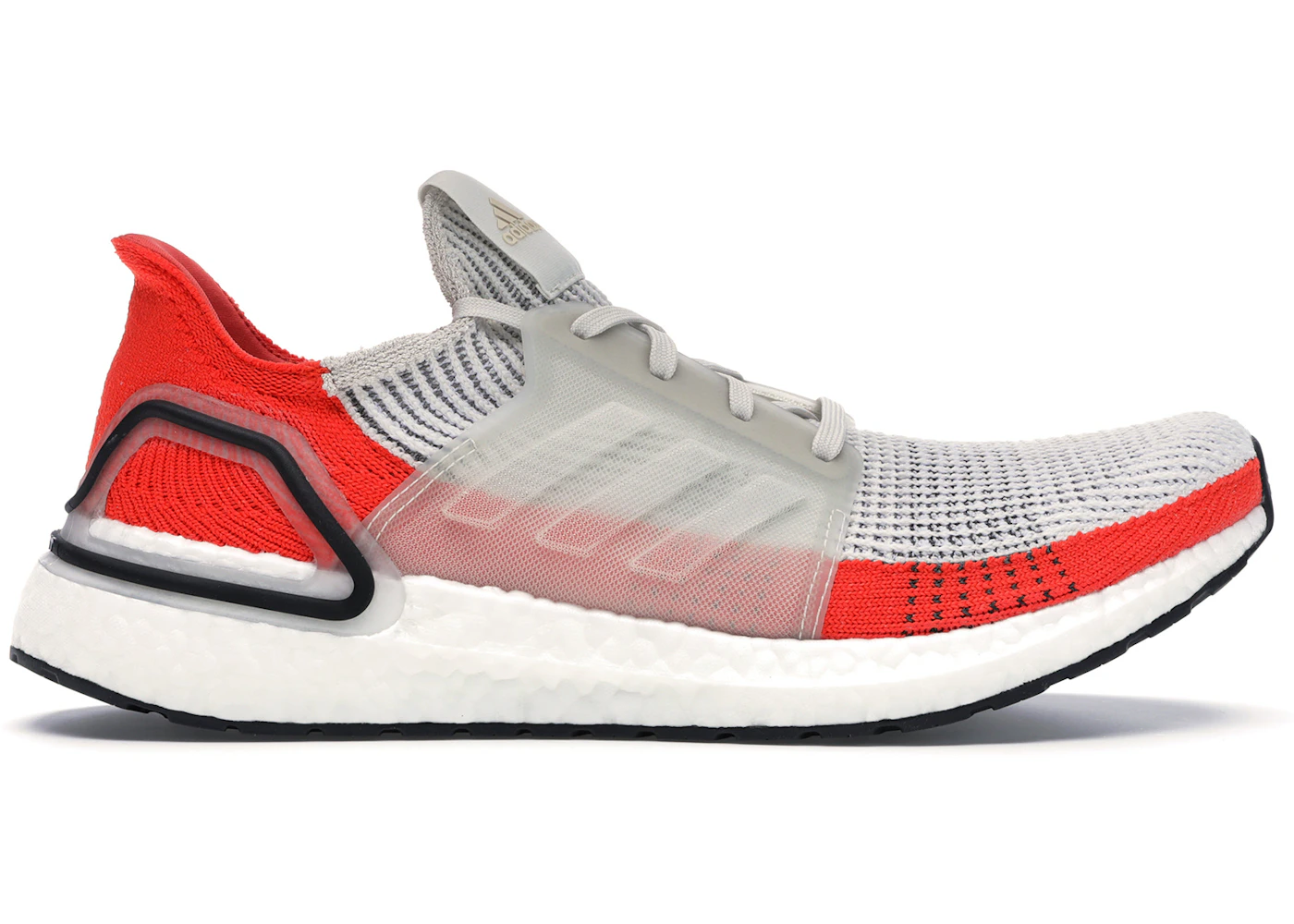 adidas Ultra Boost 19 Raw White Active Orange Men's - F35245 - US