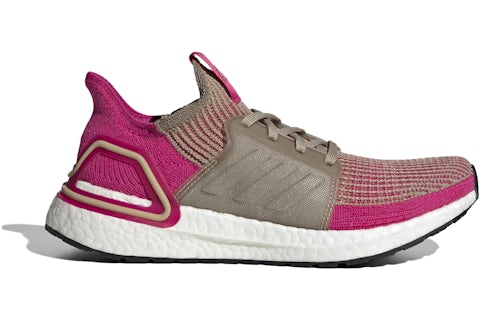 adidas Ultra Boost 19 Trace Khaki Magenta (Women's) - G27497 - US adidas Ultra Boost 19 Trace Khaki Magenta (Women's) - G27497 - US