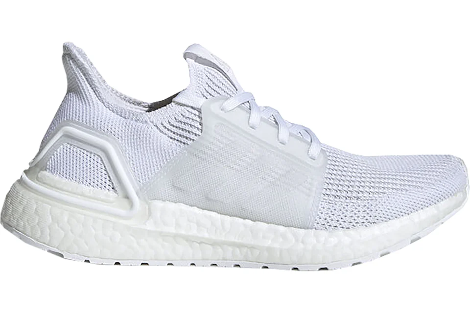 adidas Ultra Boost 19 Triple White Youth Kids EF0931 US