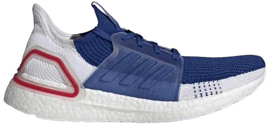 adidas boost white and blue