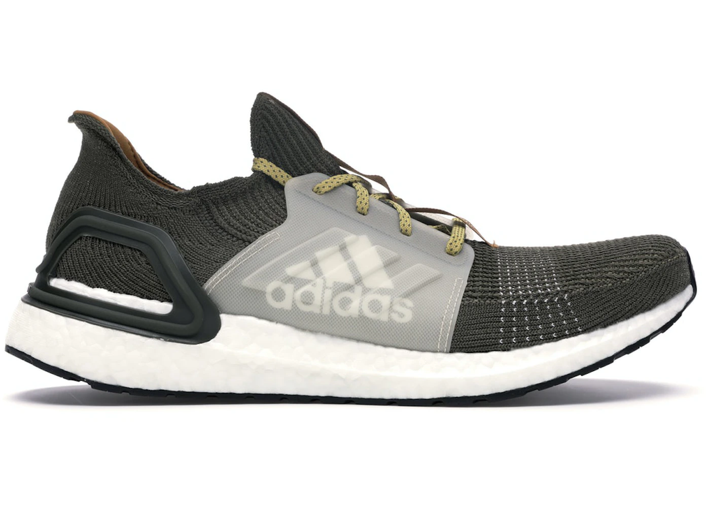 Adidas ultra boost 19 green and black best sale