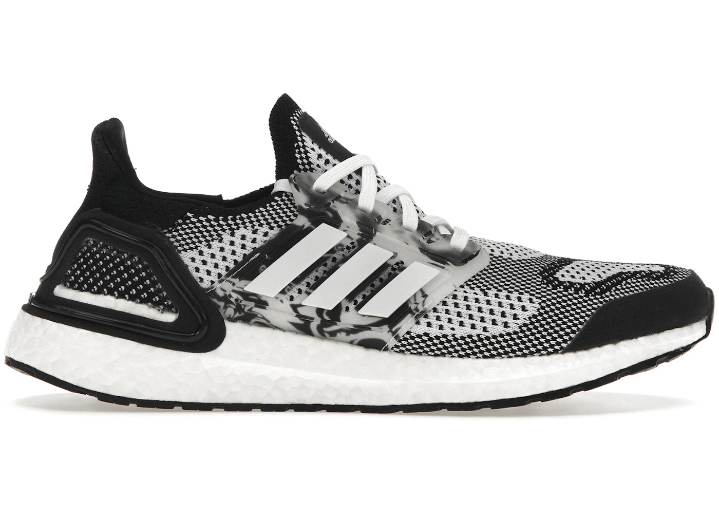 adidas Ultra Boost 19.5 DNA White Black Marble Men's - GZ6471 - US