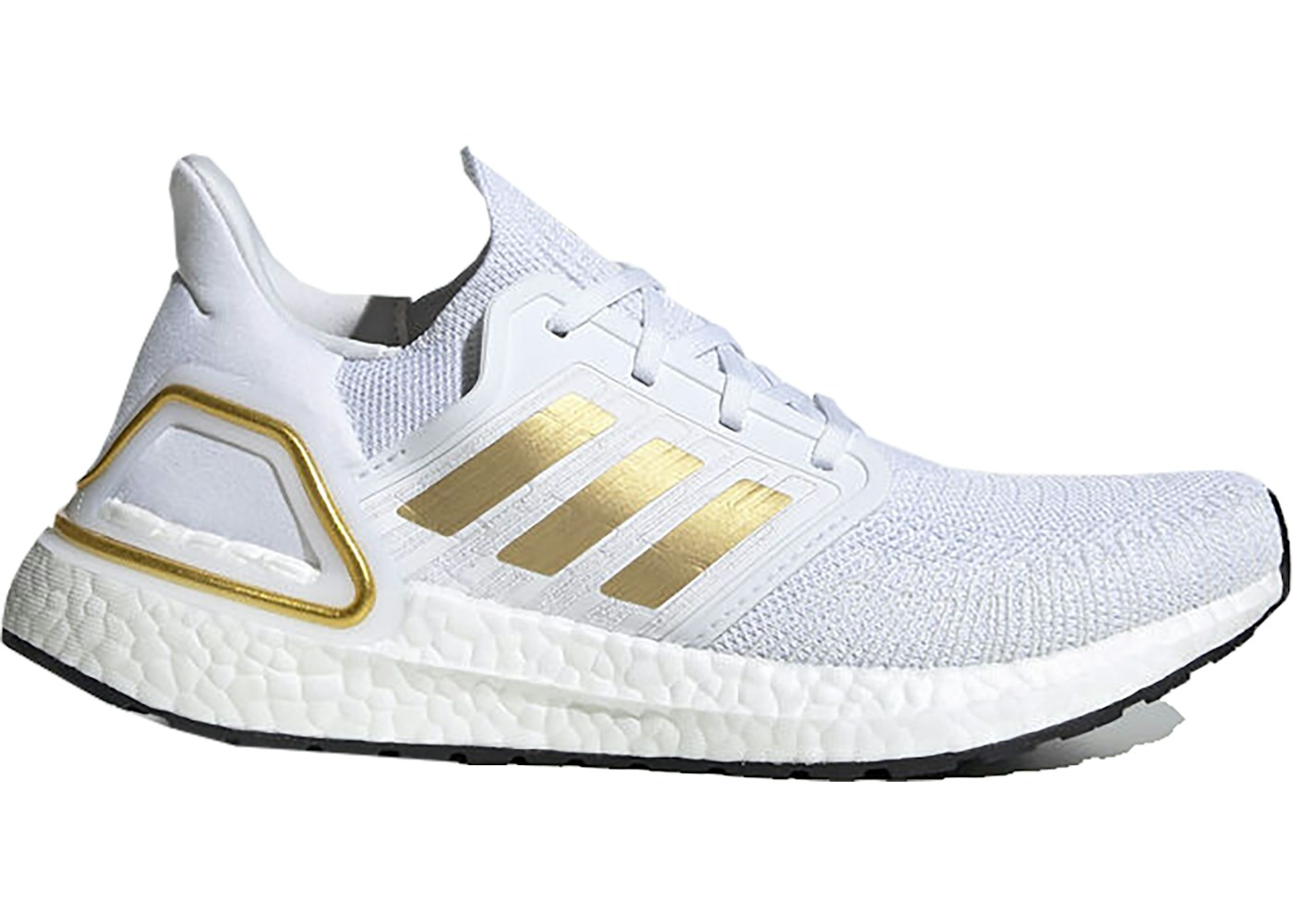 adidas Ultra Boost 20 Cloud White Gold Metallic (W) - EG0727