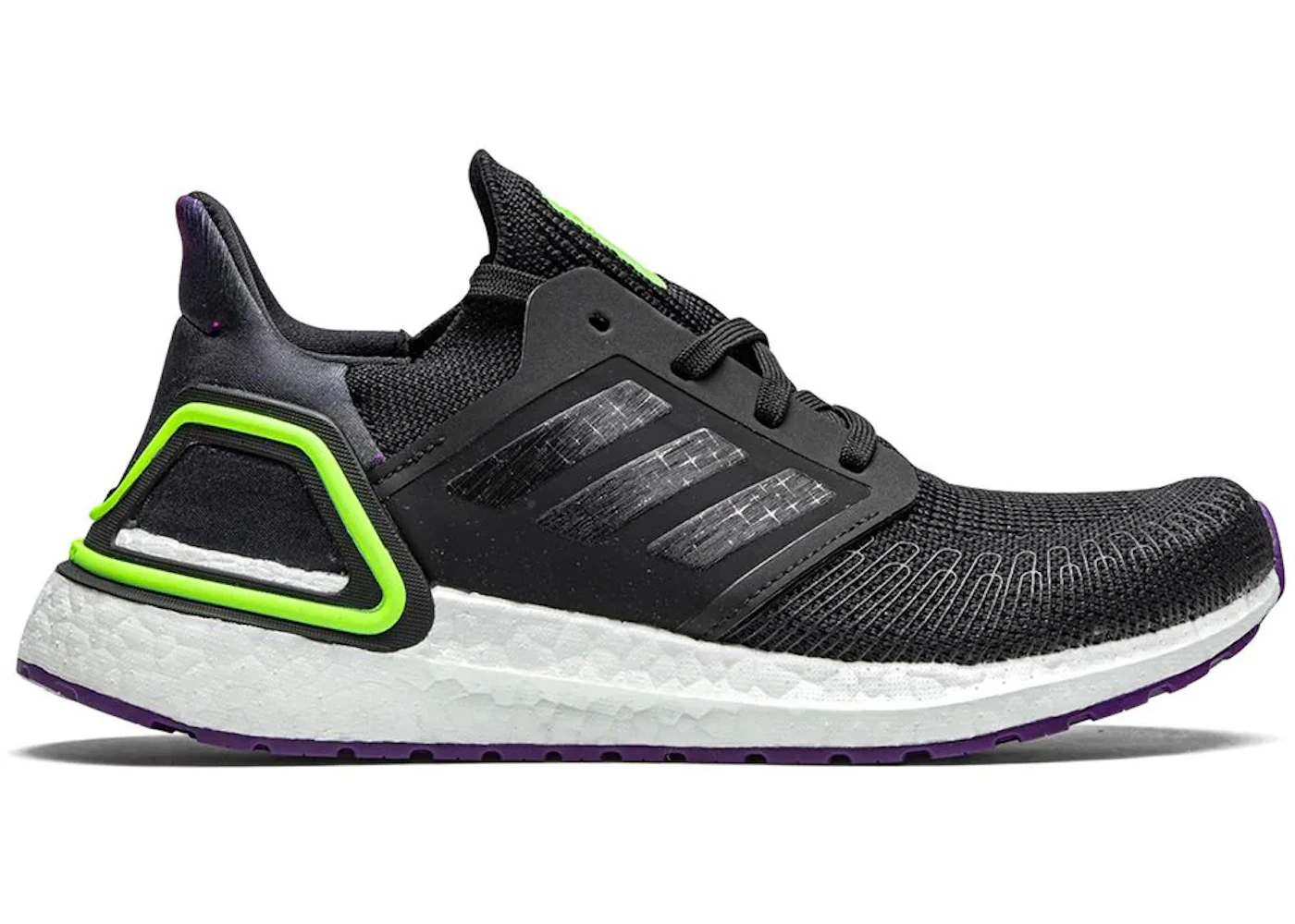 Running Shoes Adidas Ultra Boost 20 Black And Purple Adidas Ultra Boost 20 Glory Purple (GS) EG4806 US