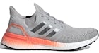 adidas Ultra Boost 20 Grey Two Signal Coral (Women's)