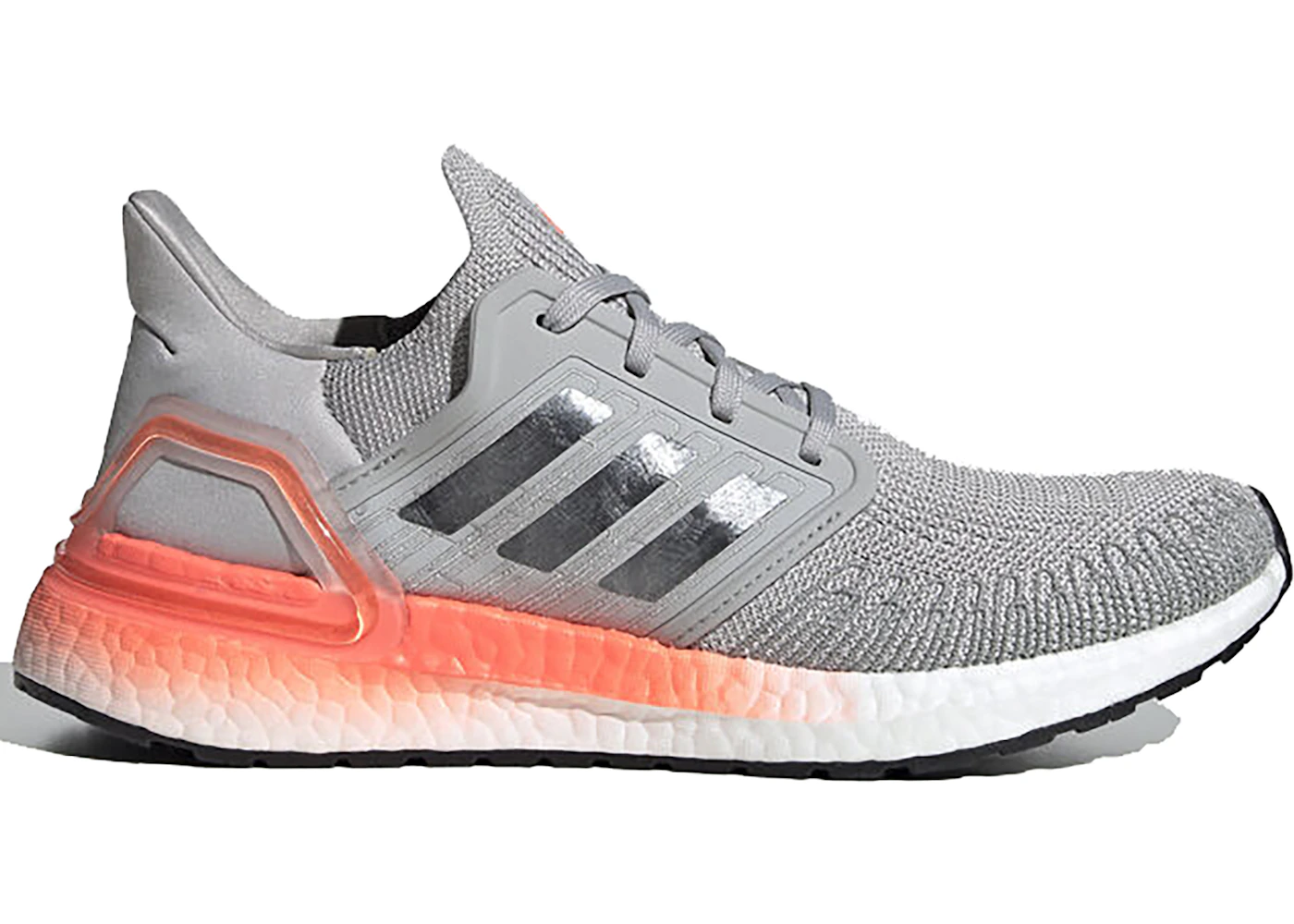 adidas Ultra Boost 20 Grey Two Signal Coral Women s EG0719 JP