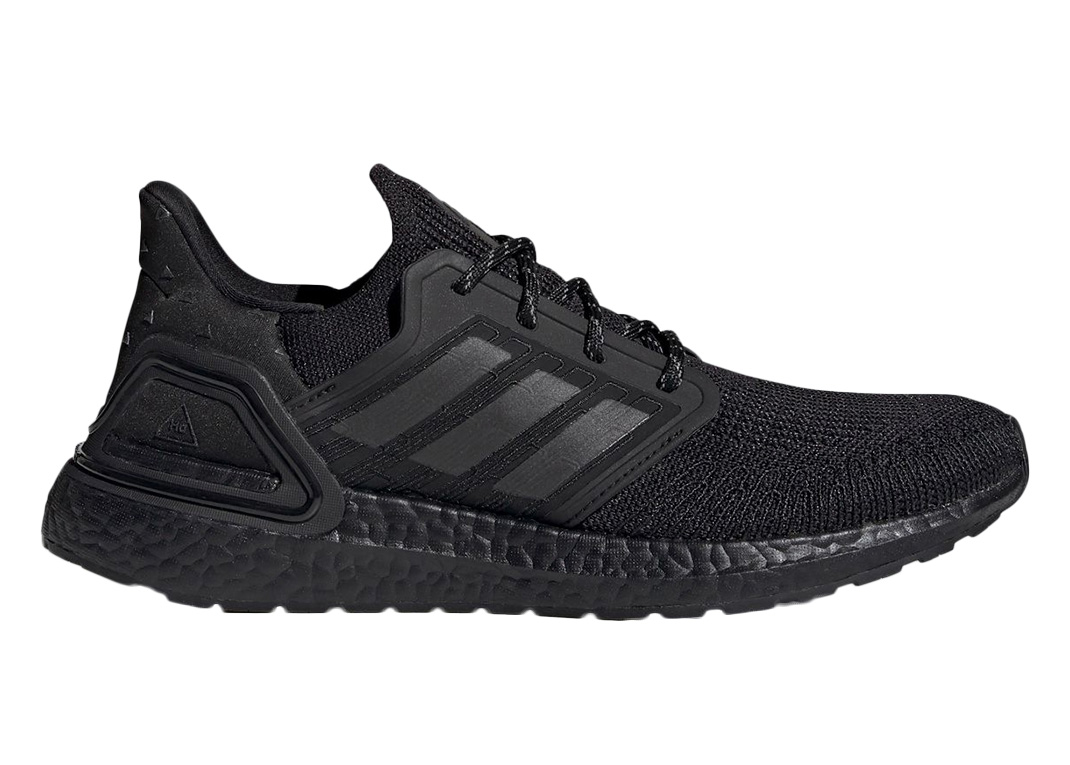 Adidas x Pharrell Williams Black Ambition Ultraboost 20 Running Shoes Size 9.5 | Knit