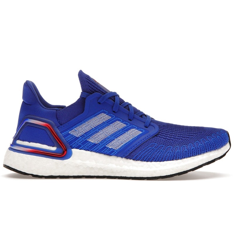 adidas Ultra Boost 20 Royal Blue Scarlet Men's - EG0758 - US adidas Ultra Boost 20 Royal Blue Scarlet Men's - EG0758 - US