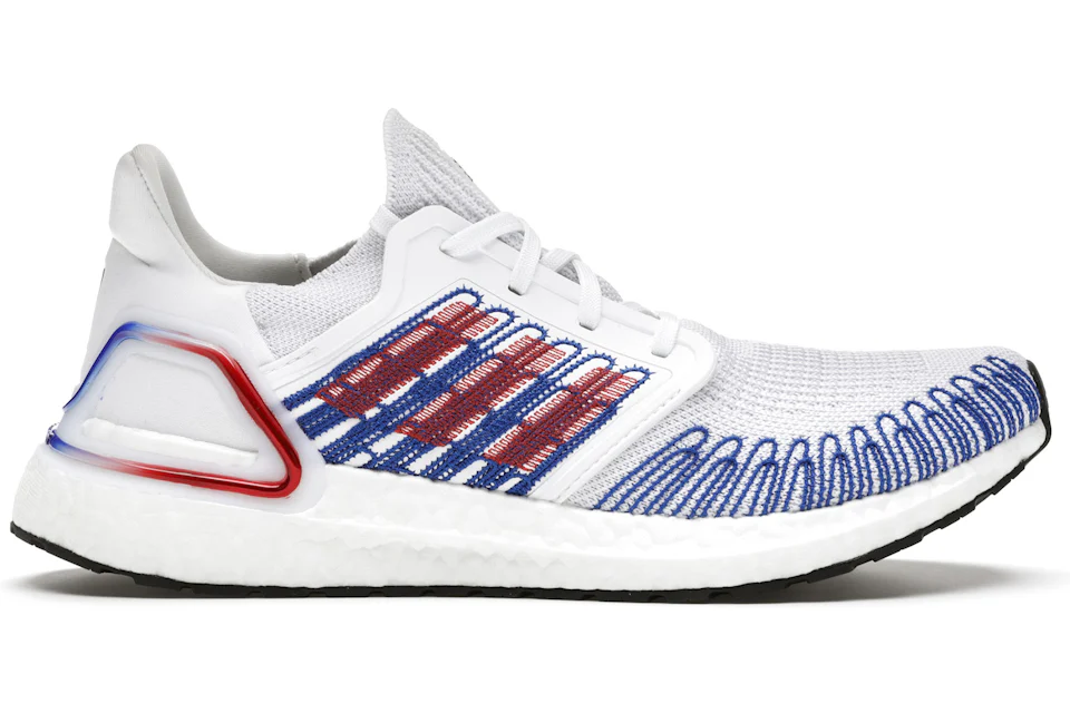 Adidas ultra boost white red blue Outlet