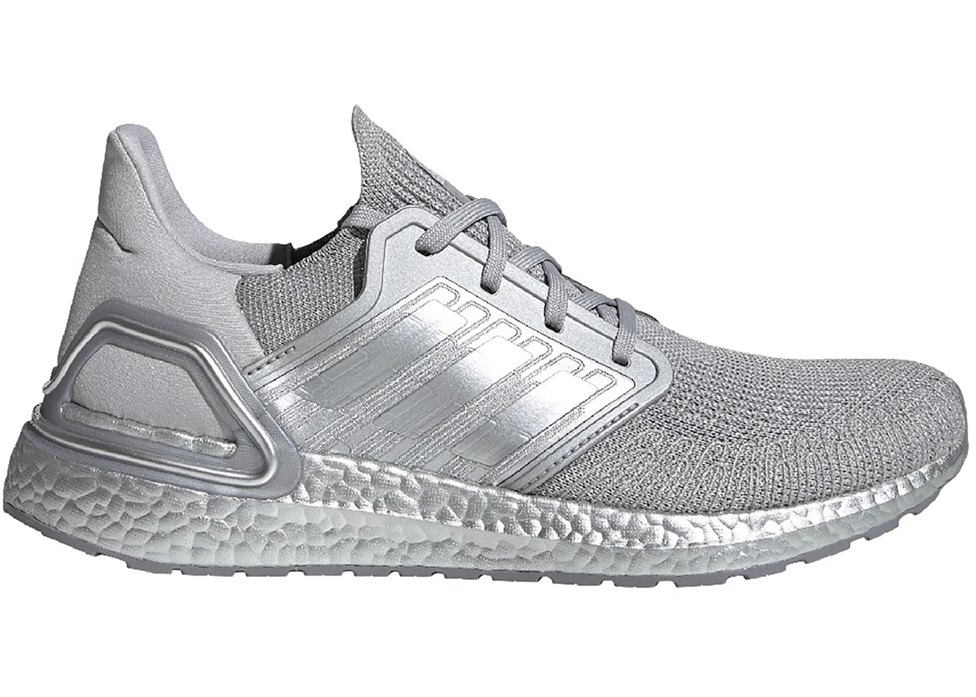 adidas Ultra Boost 20 Silver Metallic Men s FV5336 US