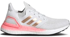 adidas Ultra Boost 20 White Copper Flash Red (Women's)