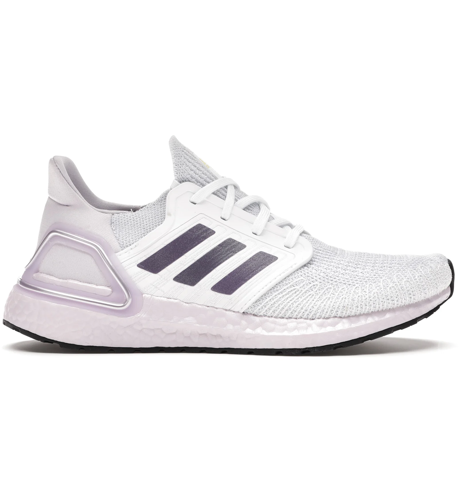 adidas Ultra Boost 20 White Tech Purple Women s EG0762 US