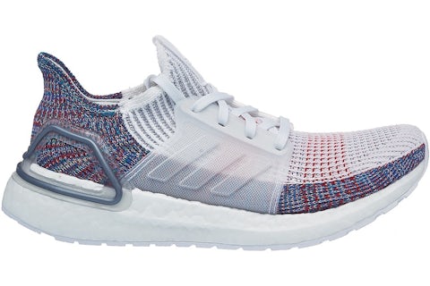 adidas Ultra Boost 2019 WeiB Blau Mehrfarbig Damen B75877 DE