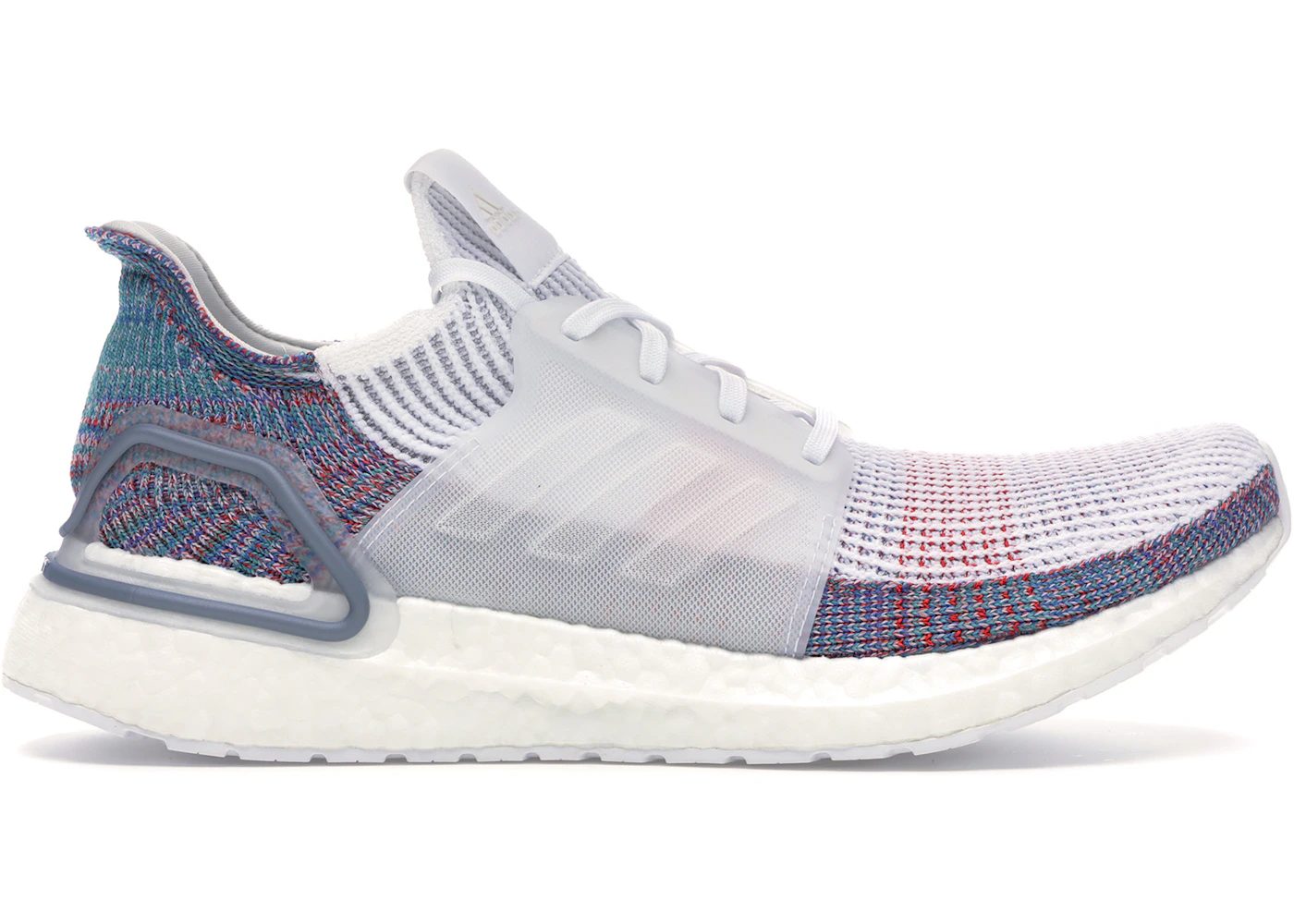 Adidas Ultra Boost 19 White Multi Color 7708 Adidas Ultra Boost 19 White Multi Color 7708