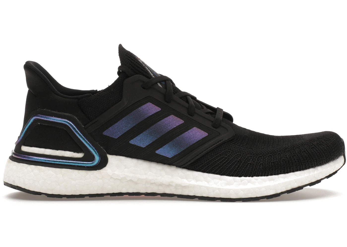 Ultraboost 20 shoes core black core black boost blue violet met Clearance