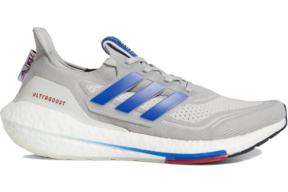 Adidas ultra boost blue white kansas Clearance