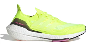 adidas Ultra Boost 21 Solar Yellow Pink