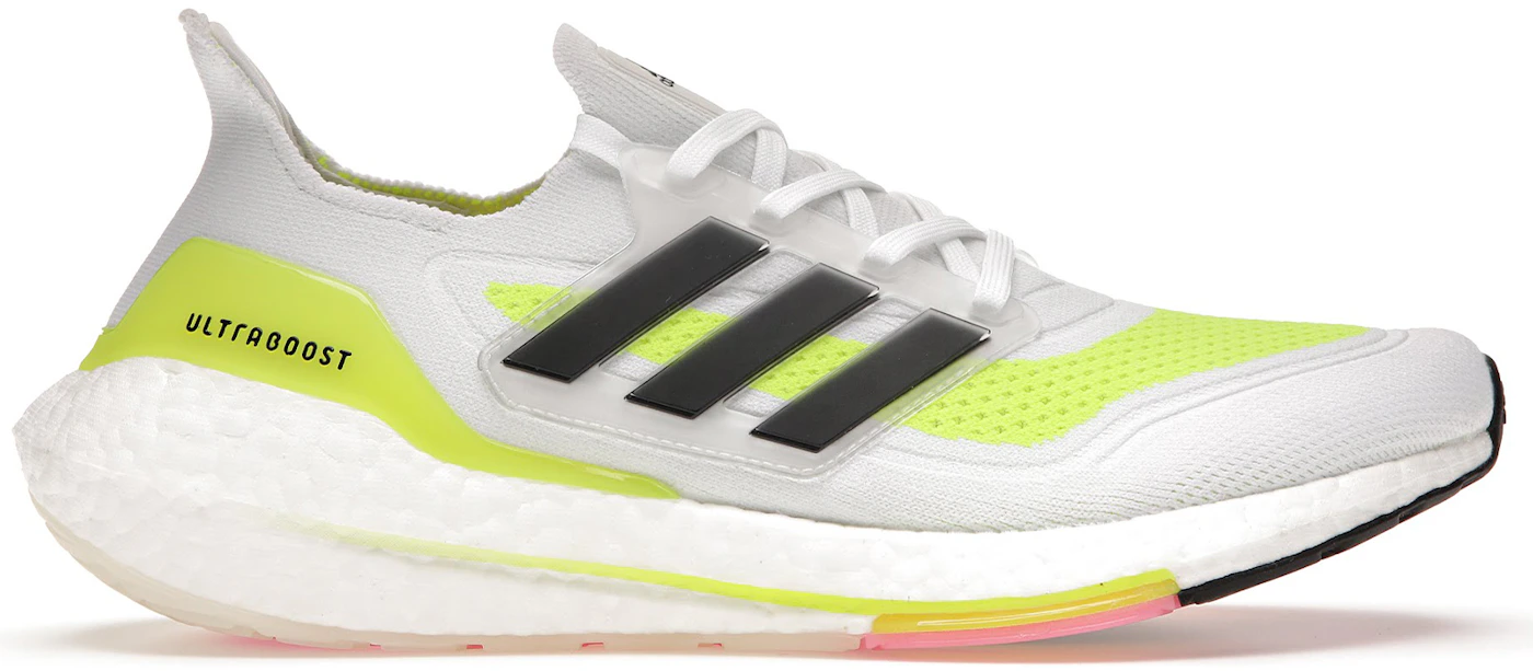 blomst systematisk I adidas Ultra Boost 21 White Solar Yellow Men's - FY0377 - US