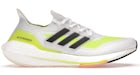 adidas Ultra Boost 21 White Solar Yellow