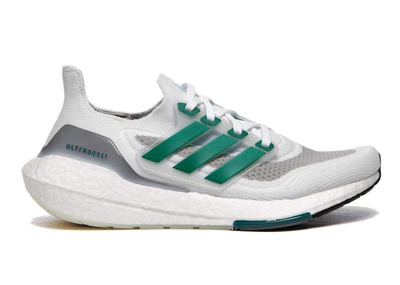 adidas ultra boost green and white