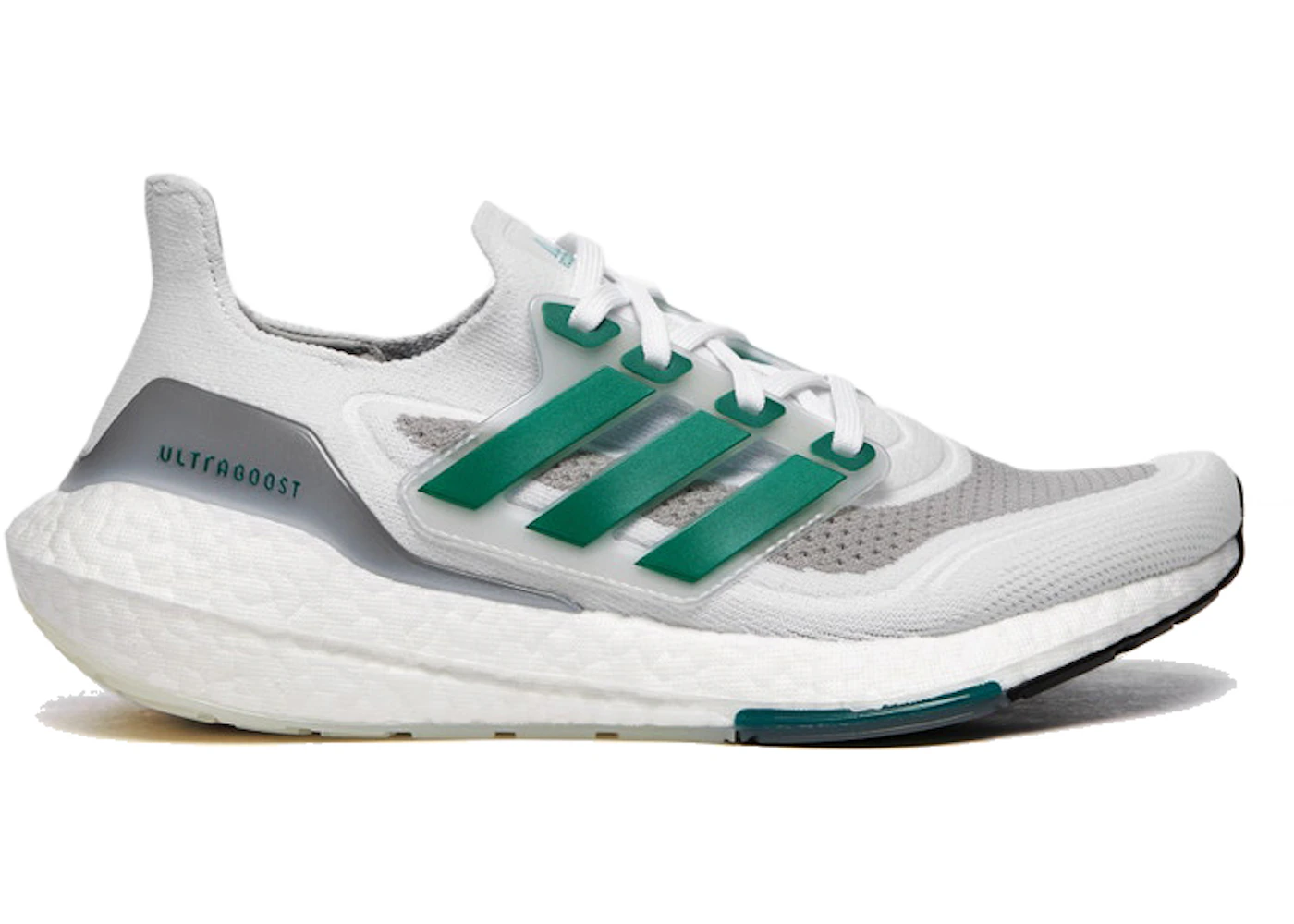 adidas Ultra Boost 21 White Sub Green Men's - FZ2326 - US adidas Ultra Boost 21 White Sub Green Men's - FZ2326 - US