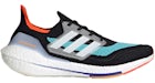 adidas Ultra Boost 21 Black Pulse Aqua