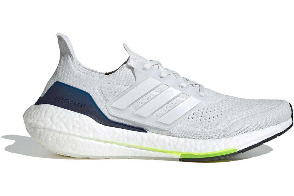 adidas Ultra Boost 21 Crystal White Men's - FY0371 - US