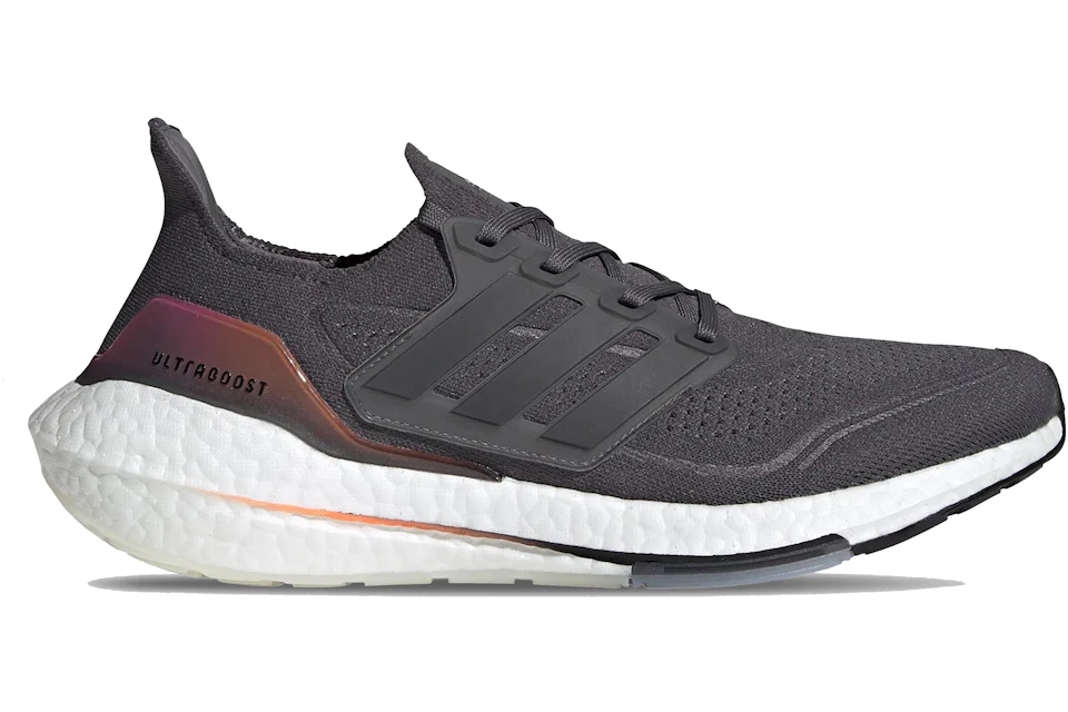Adidas ultra boost grey carbon y active orange Clearance