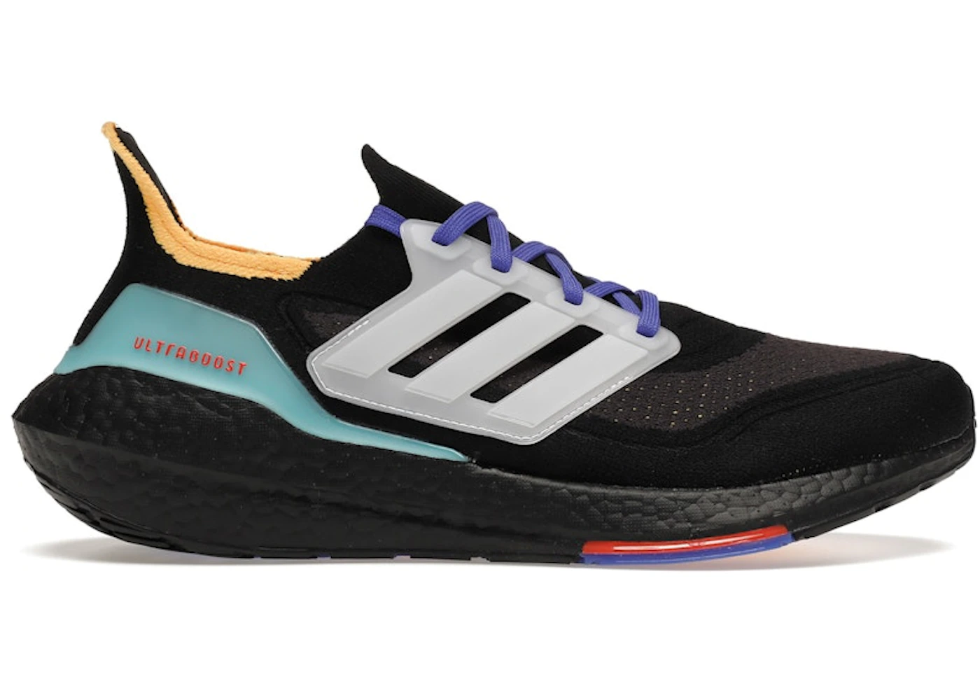 adidas Ultra Boost 21 Pulse Aqua Black Men's - S23870 - US adidas Ultra Boost 21 Pulse Aqua Black Men's - S23870 - US