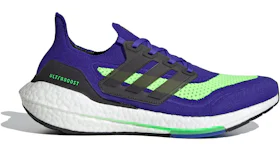 adidas Ultra Boost 21 Sonic Ink Screaming Green