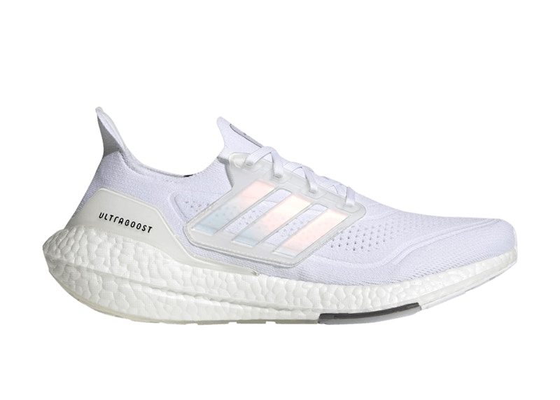 adidas Ultra Boost 21 White Iridescent Cage Men's - FY0846 - US