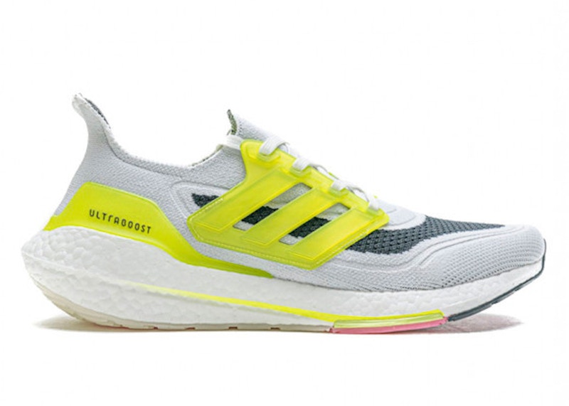 adidas Ultra Boost 21 White Volt Men s FY1214 GB