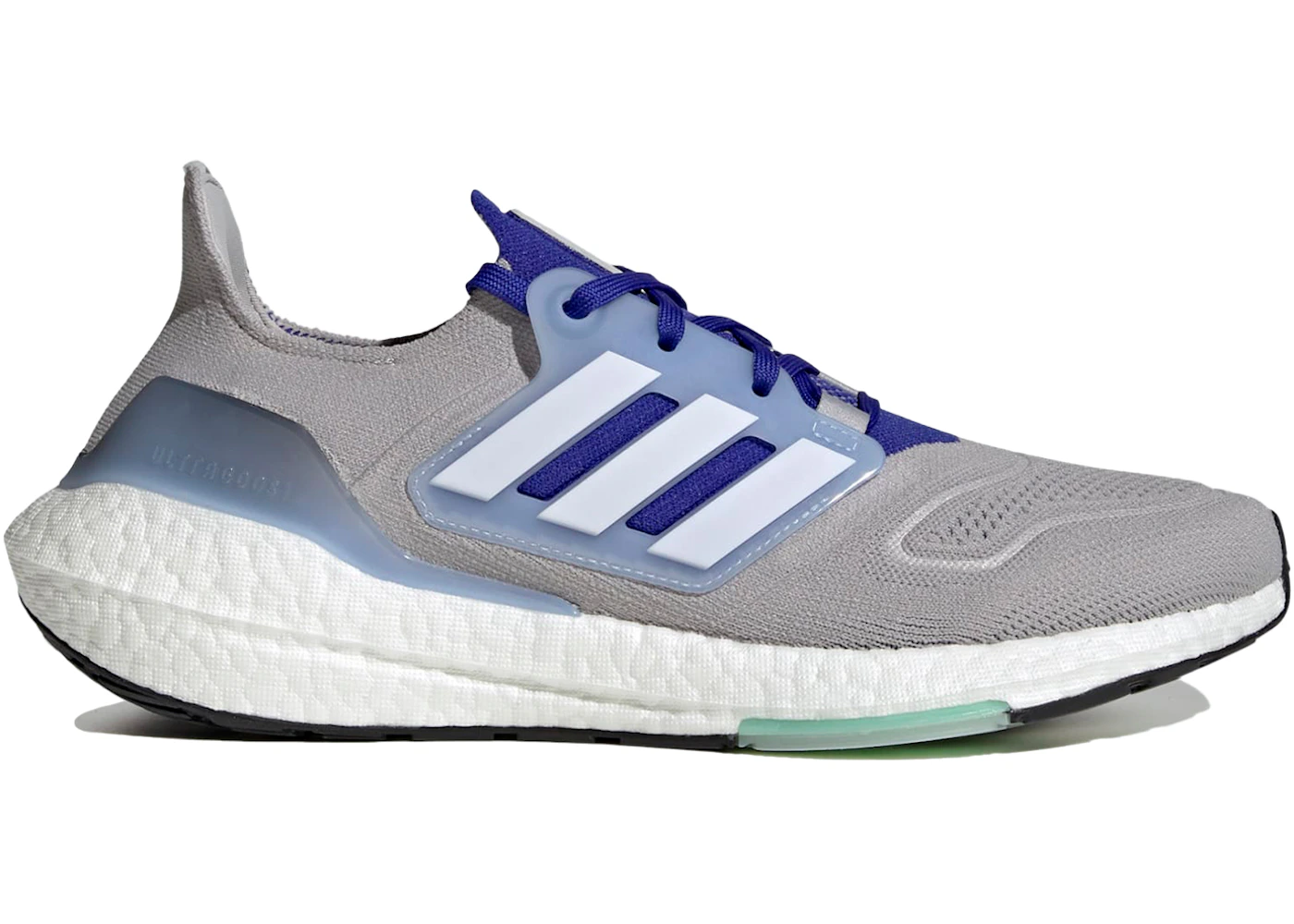 adidas Ultra Boost 22 Grey White Lucid Blue Men's - HP9189 - US