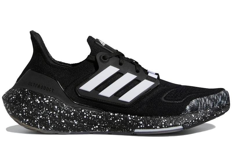 Black and white store speckled adidas