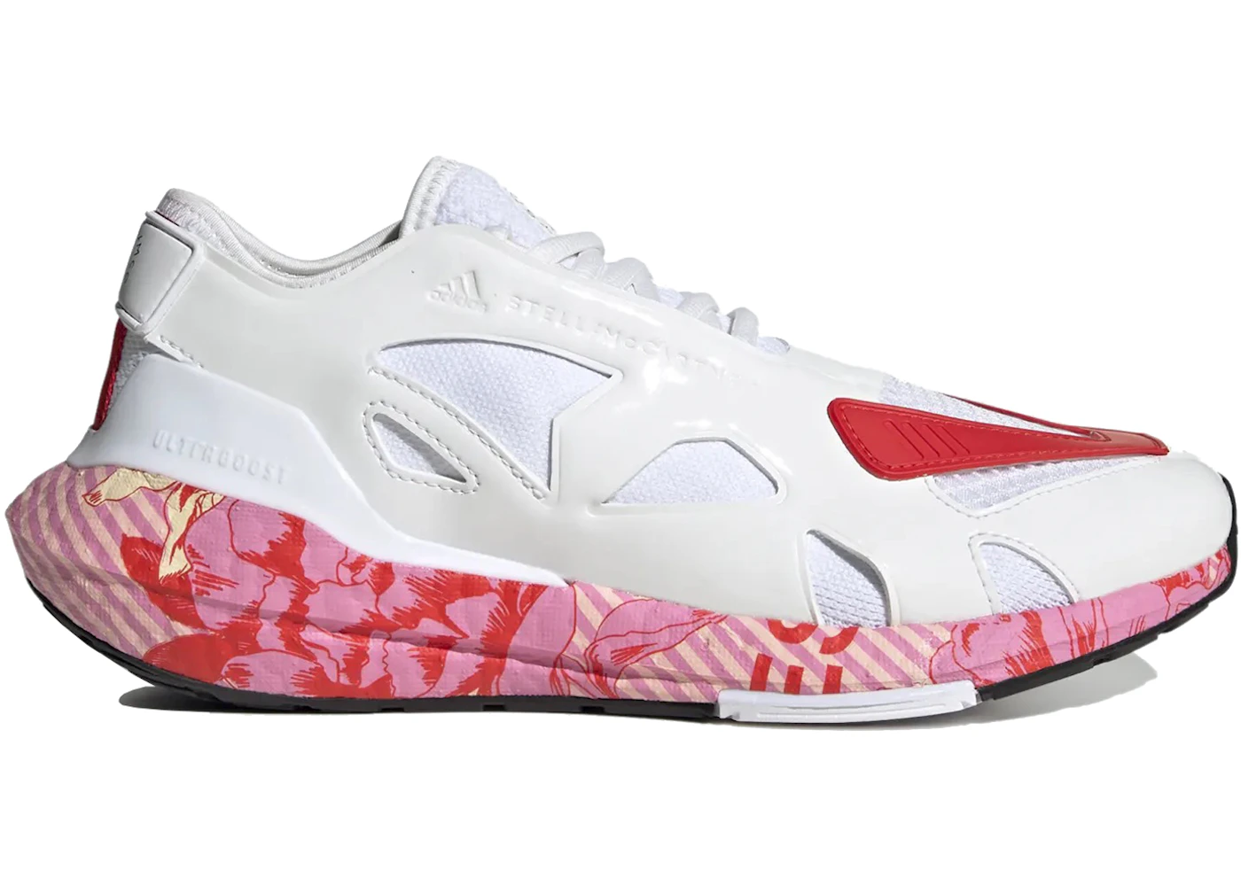 Adidas ultra boost white active red Clearance