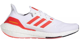 adidas Ultra Boost 22 White Vivid Red
