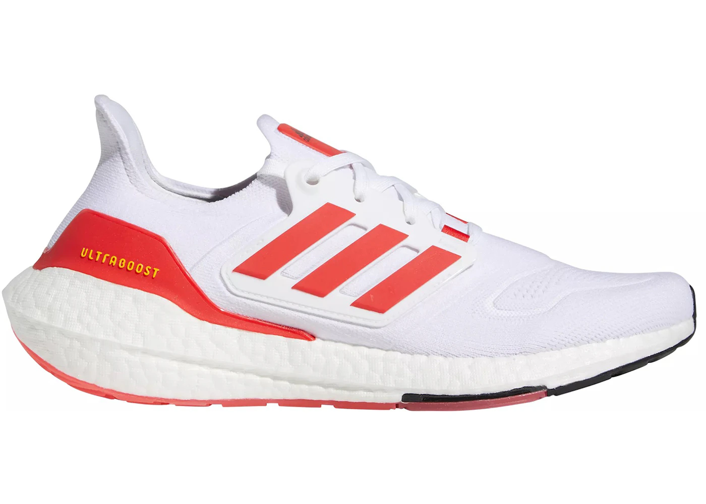 adidas Ultra Boost 22 White Vivid Red Men's - HP2485 - US adidas Ultra Boost 22 White Vivid Red Men's - HP2485 - US