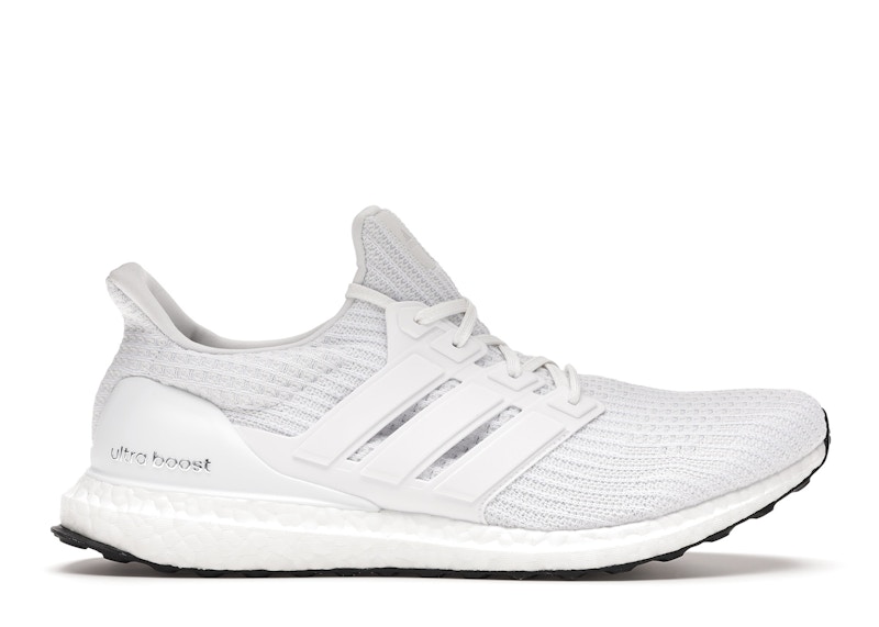 Adidas Men's Ultra Boost Running Shoe, White, Size 12M