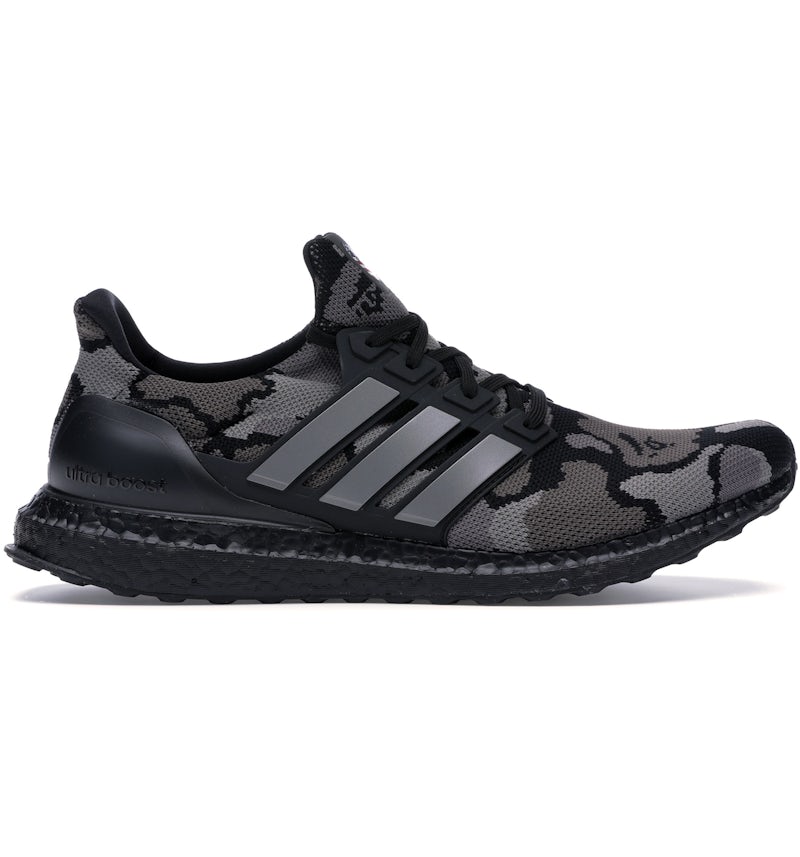 adidas Ultra Boost Bape Camo Black Men's G54784 US