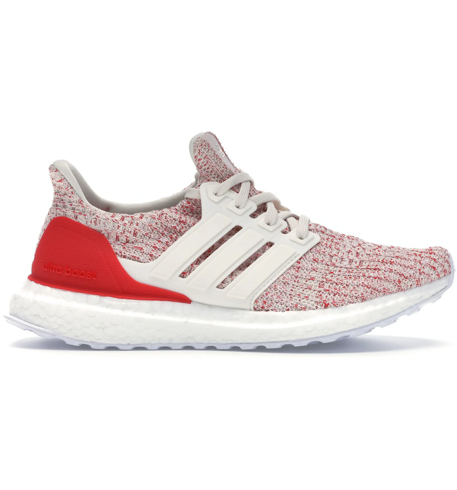 adidas Ultra Boost 4.0 Chalk White Active Red Youth Kids