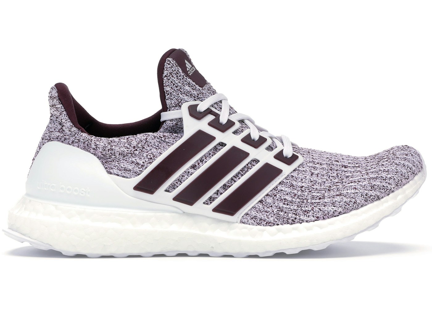 Adidas Ultra Boost 4 0 Cloud White Maroon Ee3705 Adidas Ultra Boost 4 0 Cloud White Maroon Ee3705