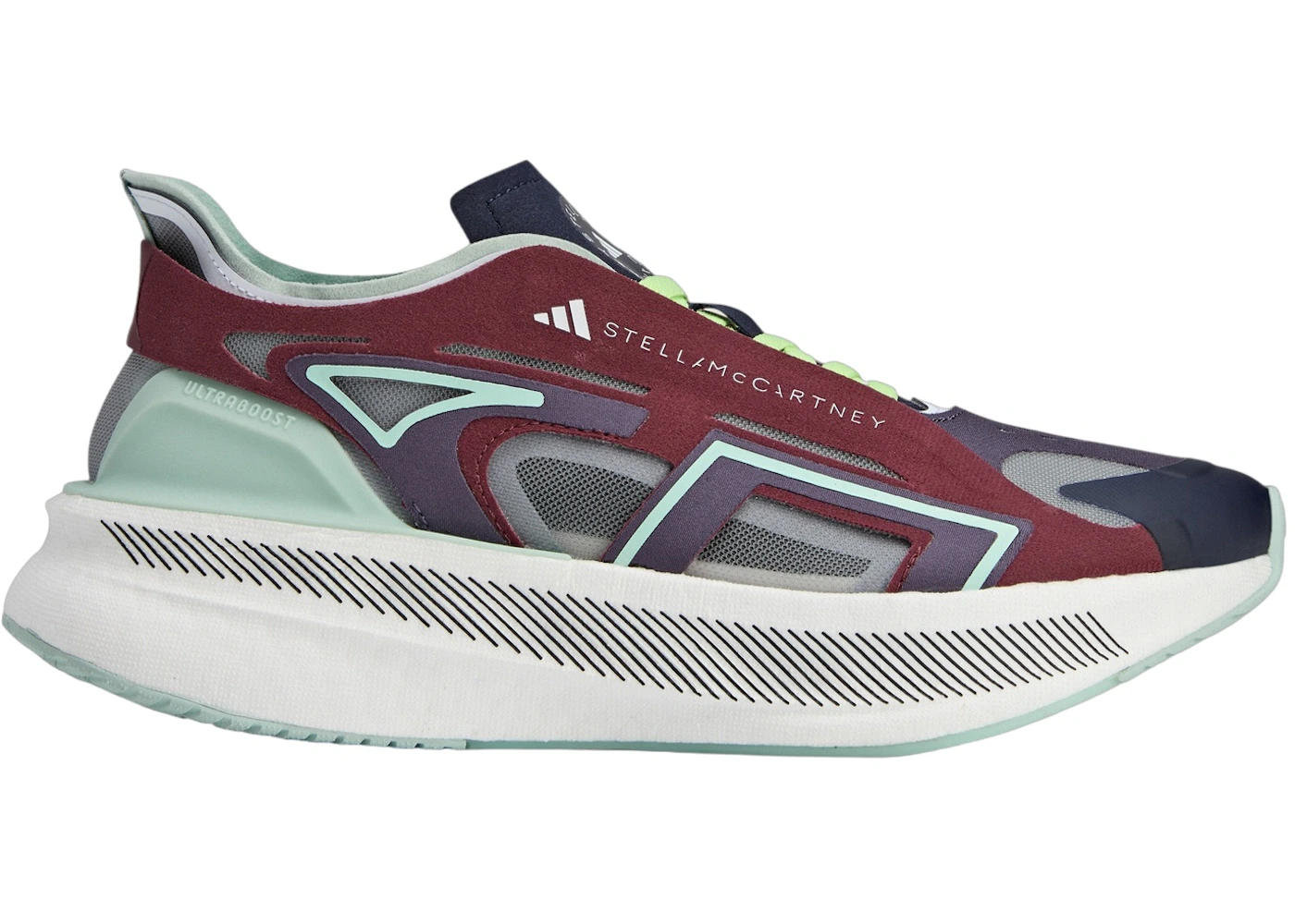 adidas Ultra Boost 5 By Stella Mccartney Tactile Green Clear Onix Trace Purple (Women's) - IE3489 - US adidas Ultra Boost 5 By Stella Mccartney Tactile Green Clear Onix Trace Purple (Women's) - IE3489 - US