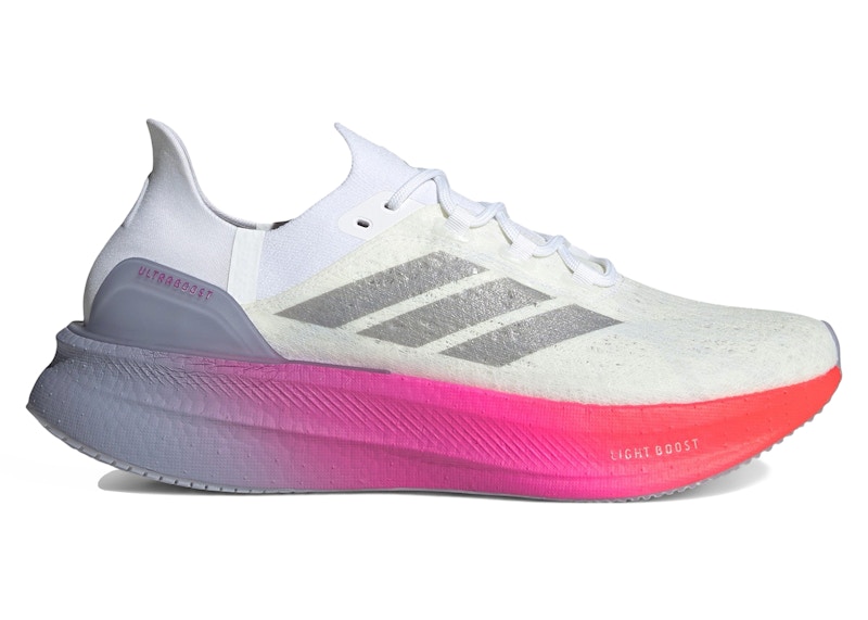 adidas Ultra Boost 5 Strung White Glory Grey Lucid Red - JQ2935