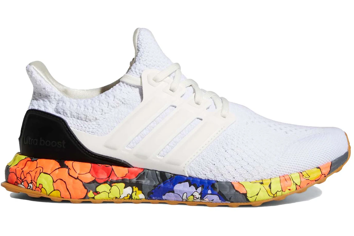 adidas Ultra Boost 5.0 DNA White Floral Midsole (Women's)