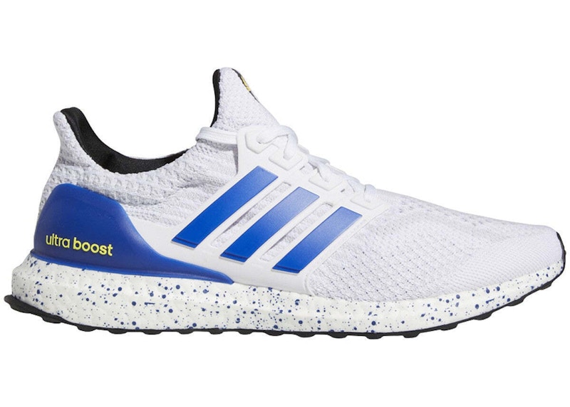 Adidas ultra boost white white blue hotsell