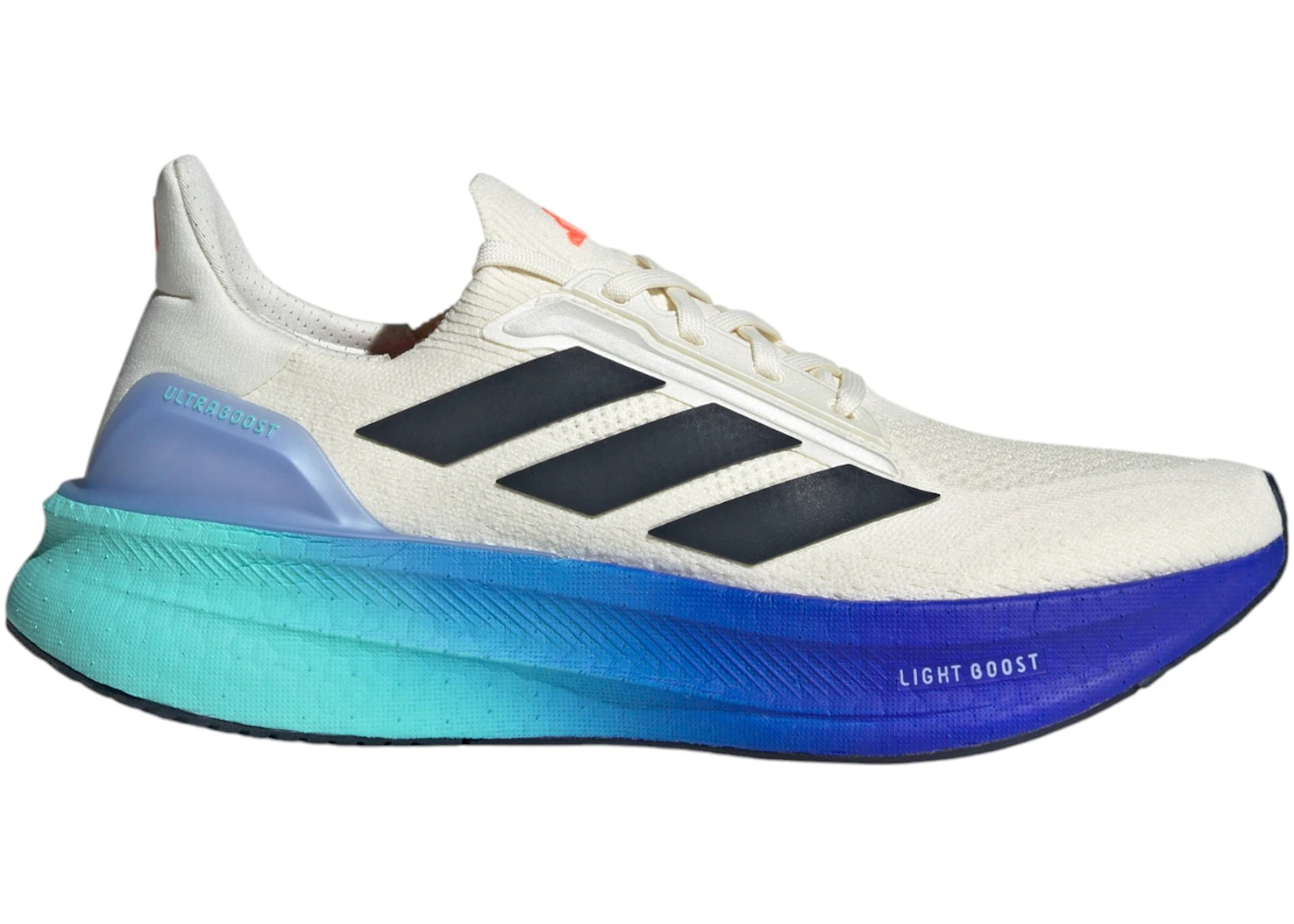 adidas Ultra Boost 5X Off White Aurora Ink Solar Red Men's - JI3056 - US