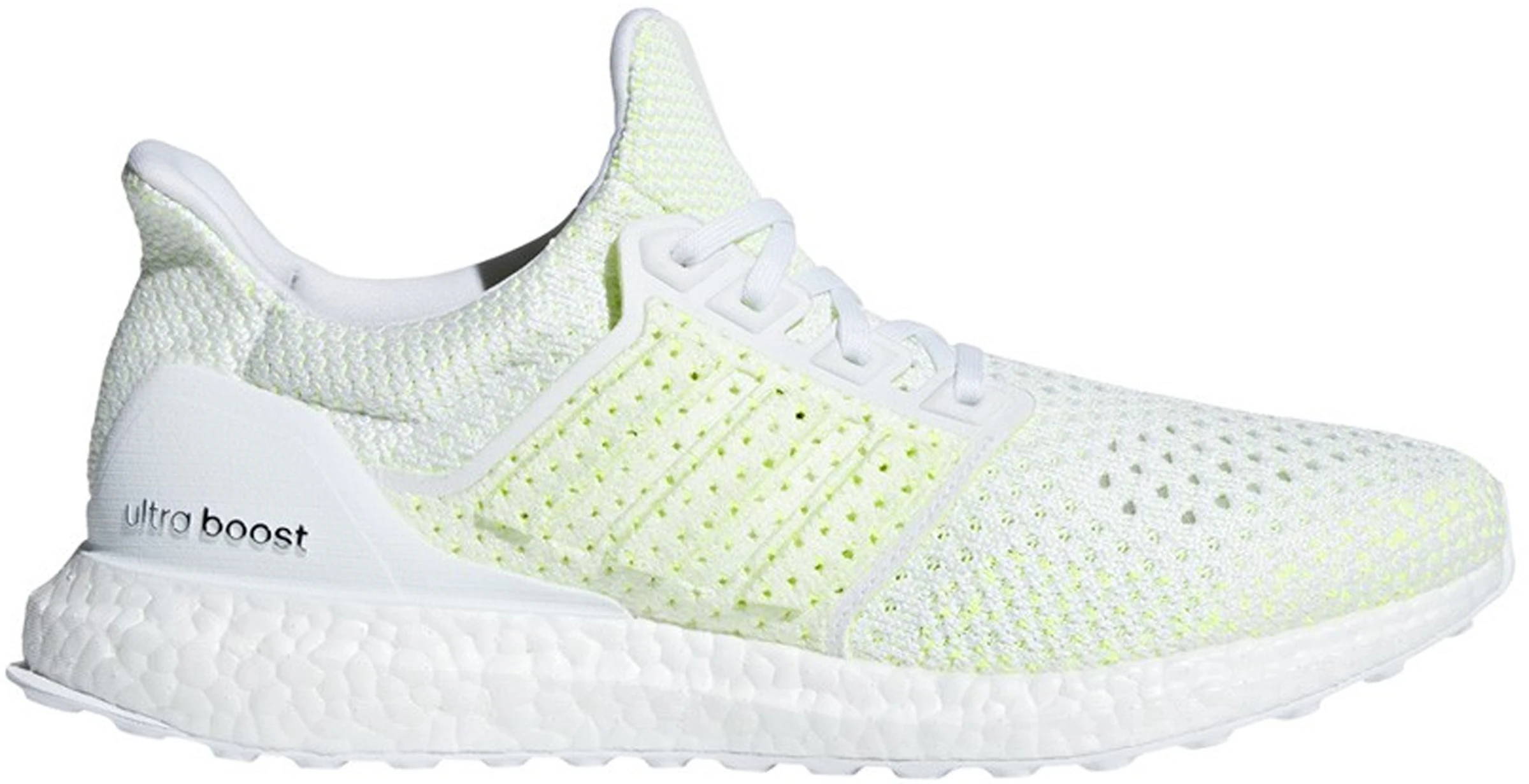 adidas Ultra Boost Clima White Shock Yellow (Youth) - B43506 - ES