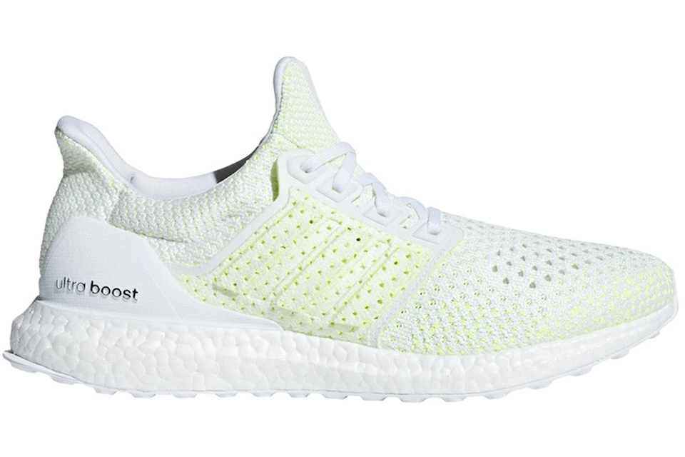 Stop Playful Definition adidas Ultra Boost Clima Cloud White Shock Yellow (Youth) - B43506 - US